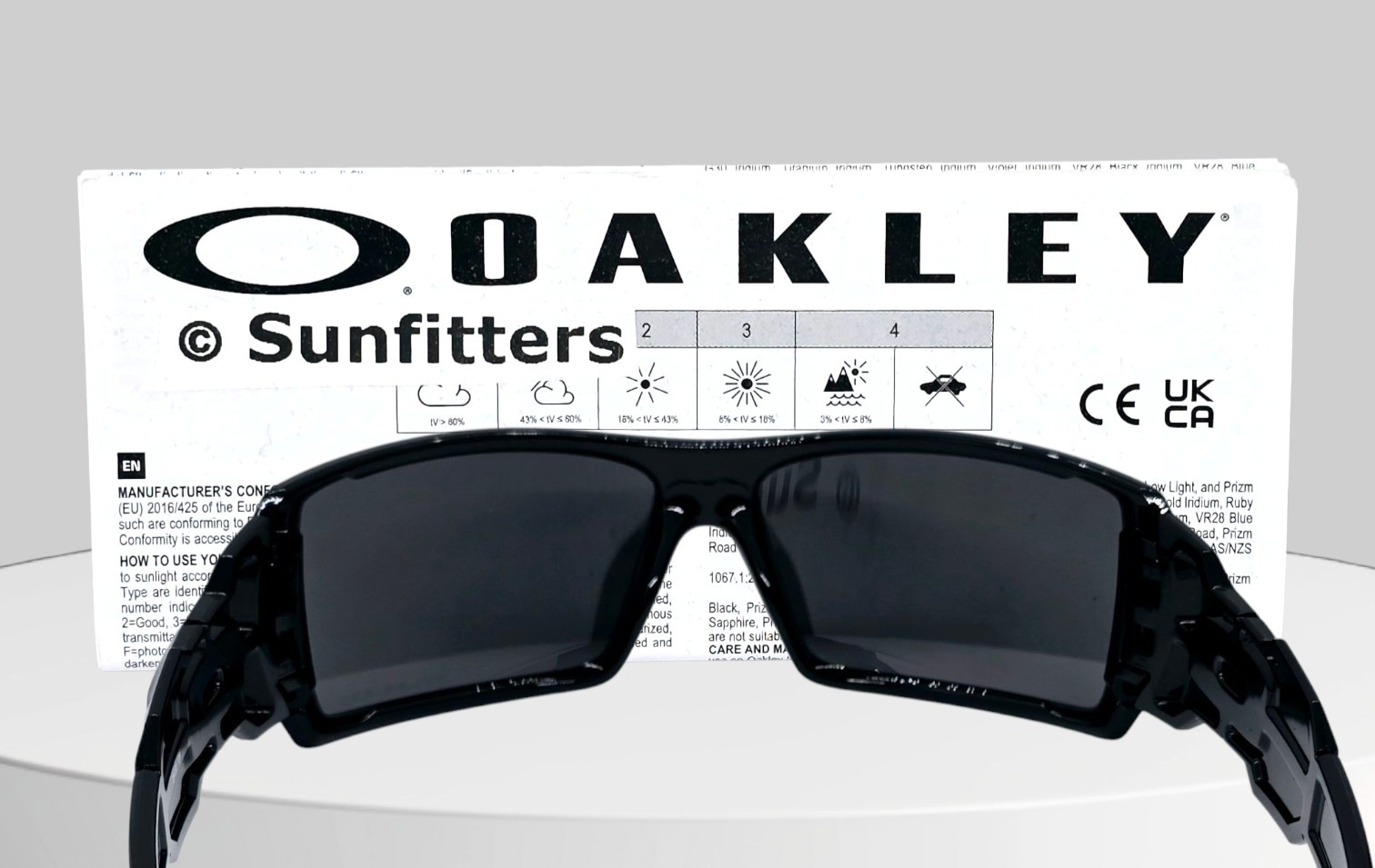 Oakley OIL RIG black/black iridium POLARIZED OO9081 26-203 sunglasses NEW IN BOX