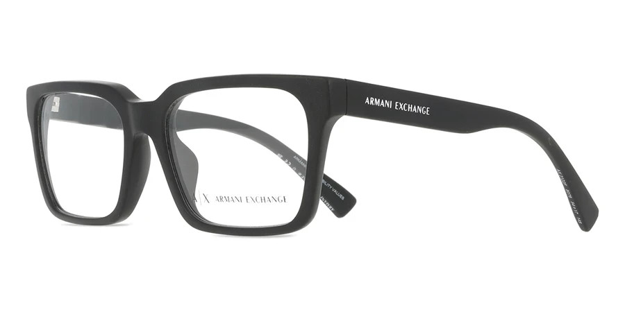 Armani Exchange Men’s 54mm Matte Black Opticals AX3122-8078-54-17-145