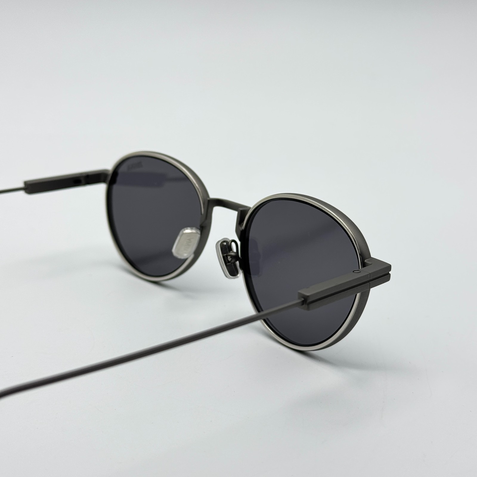 Ermenegildo Zegna Sunglasses EZ0287 09A Matte Gunmetal Frame Gray Lens 52mm