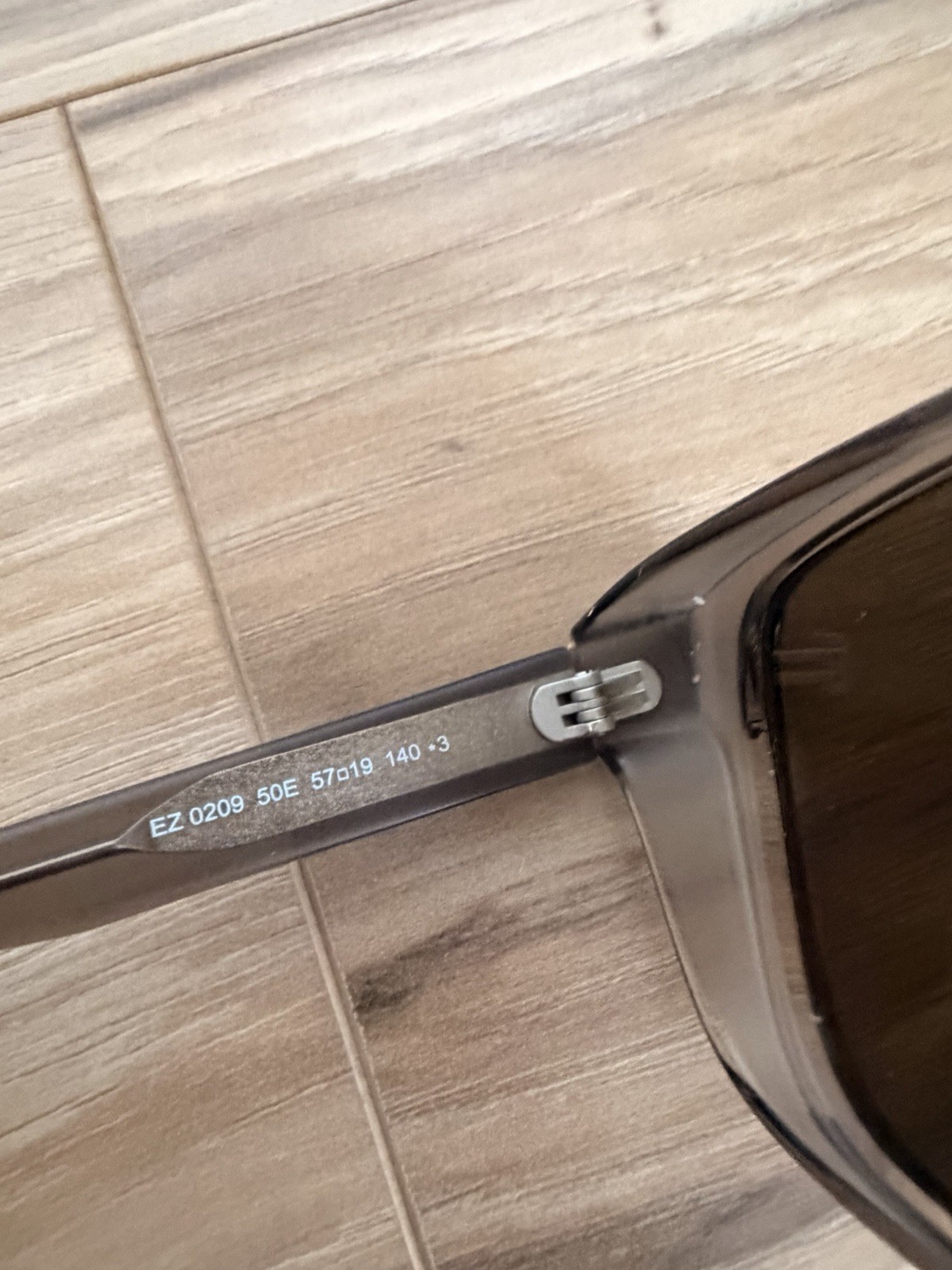 Zegna EZ 0209 50E Men’s Square Brown Plastic Sunglasses Brown Lens 140mm