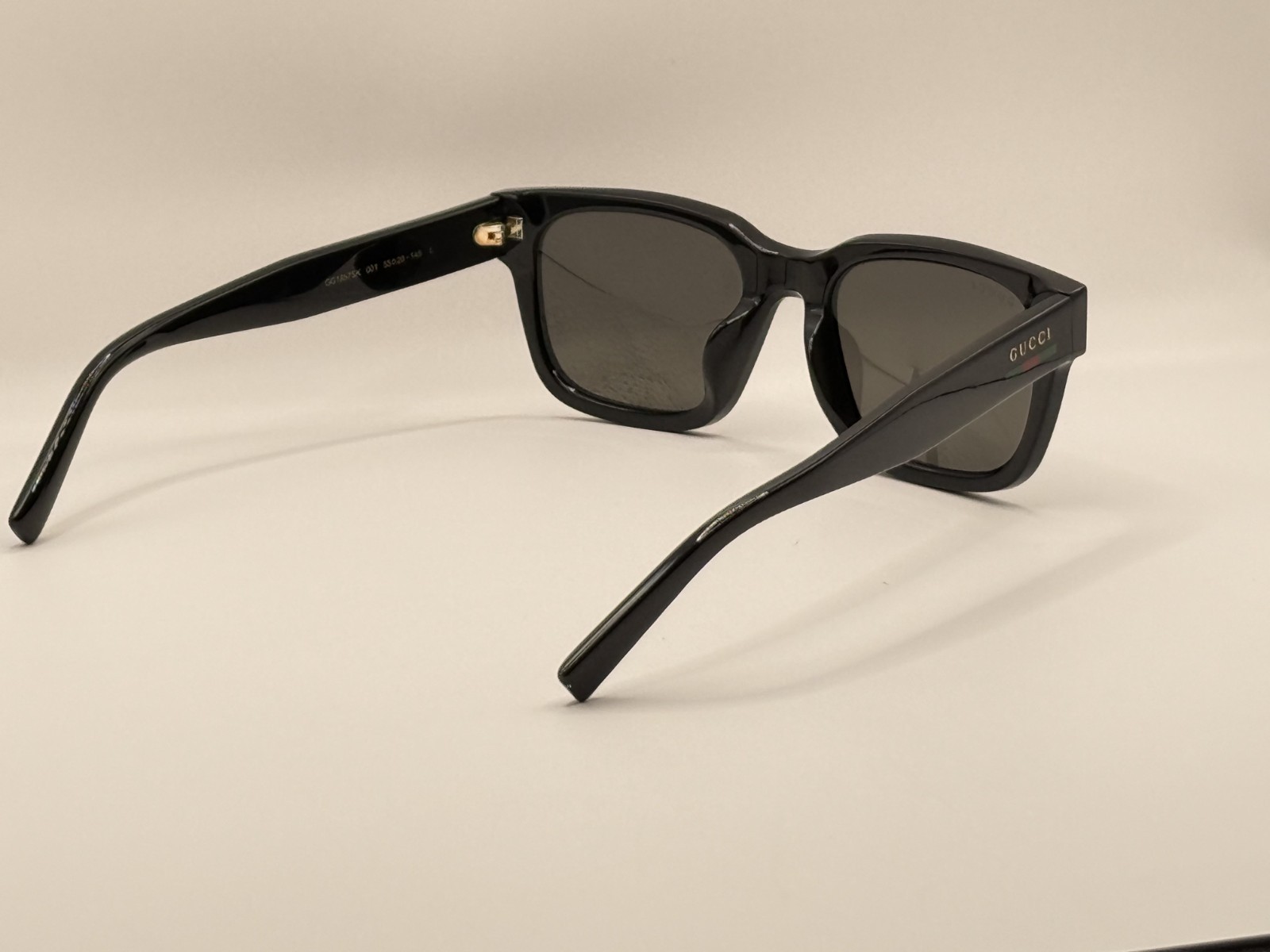 NEW Gucci GG1857SK-001 55mm Square Men Sunglasses