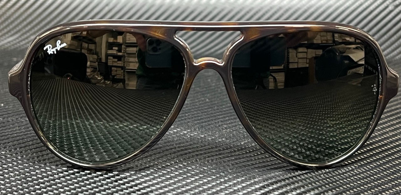 RAY BAN RB4125 710 A6 Havana Green Men’s 59 mm Sunglasses