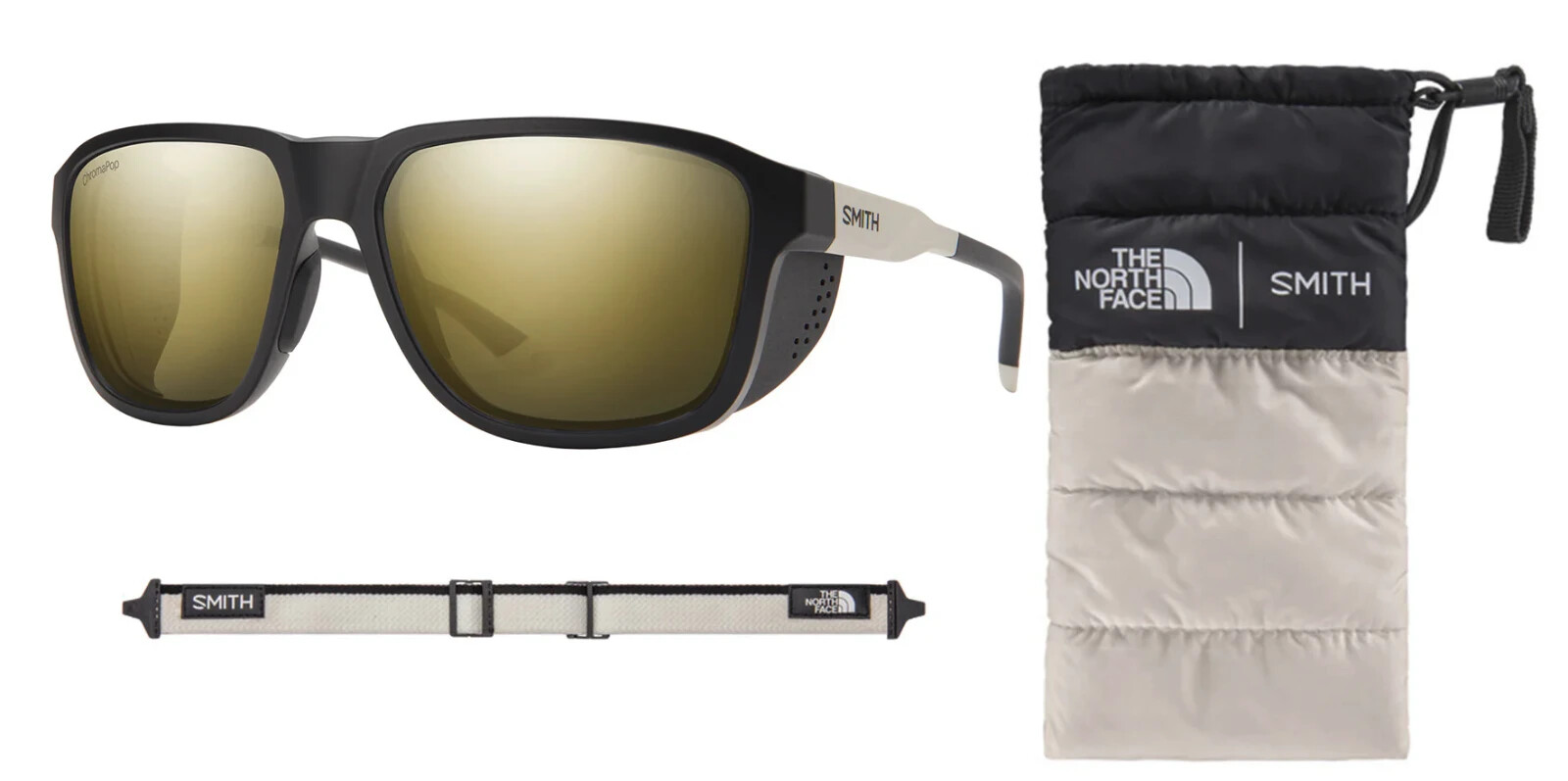 Smith Optics x North Face Embark Polarized Chromapop Sunglasses Made in USA NEW