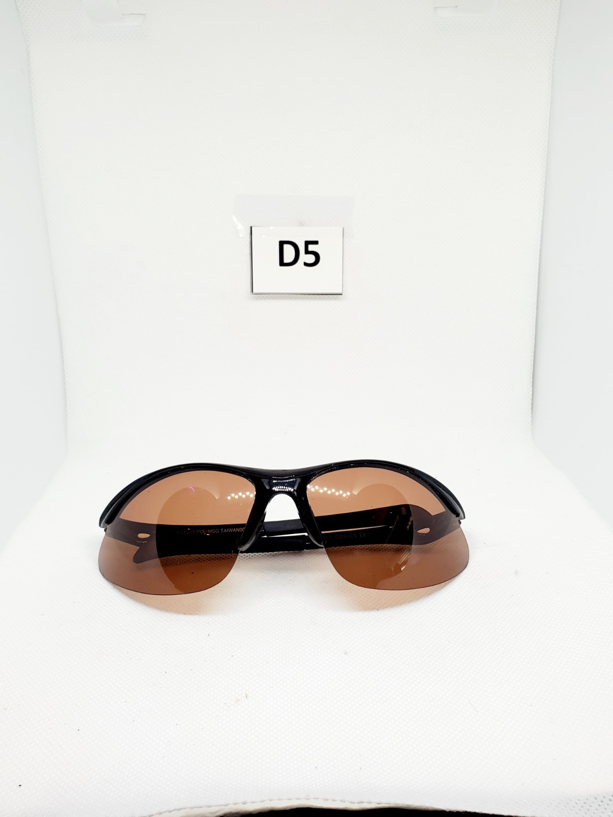 sunglasses plastic half rim black pc0215