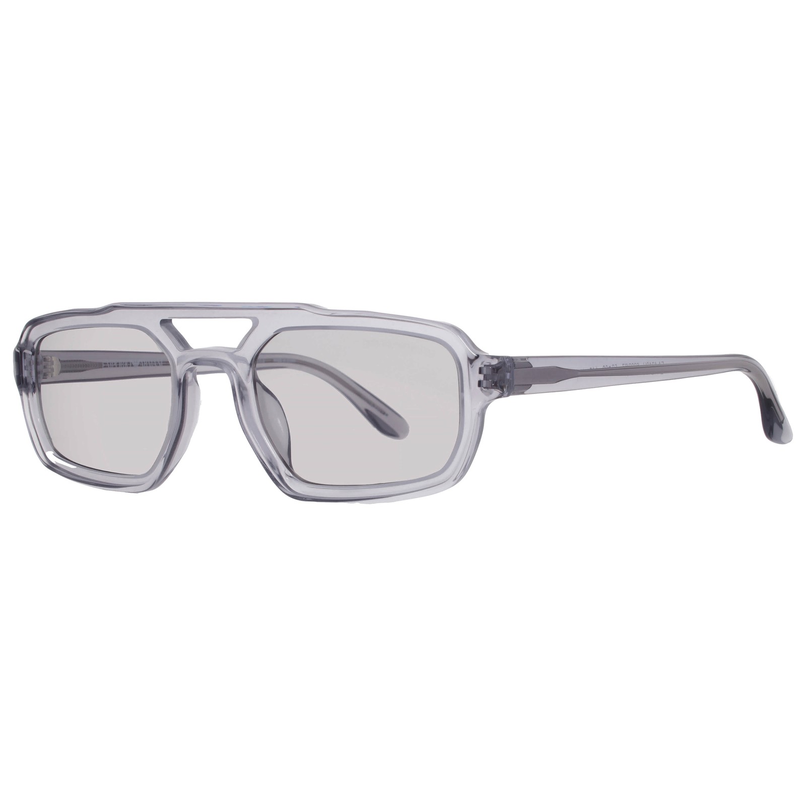 Emporio Armani Light Grey Irregular Men’s Sunglasses EA4240U 620287 53