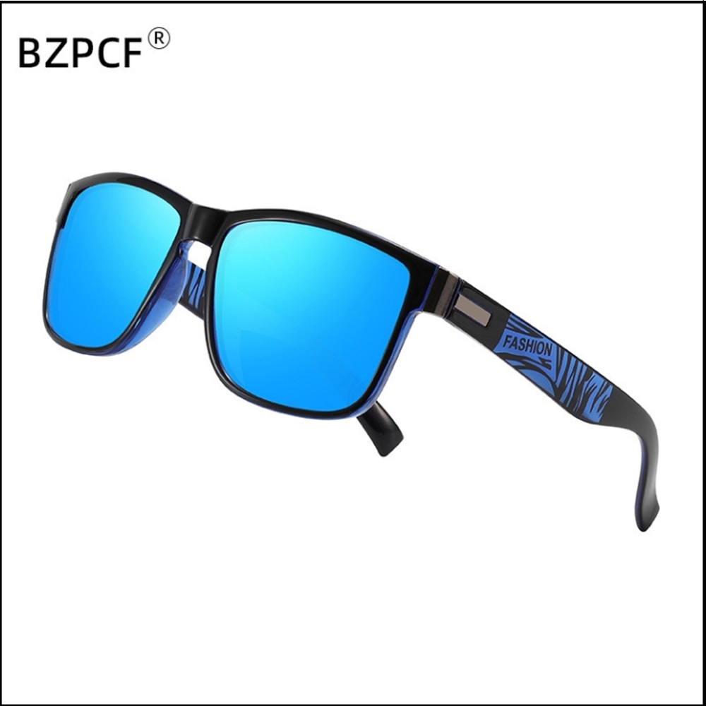 Men Women Tinted Myopia Nearsighted Glasses Square Frame Sunglasses -0.5 to -6.0
