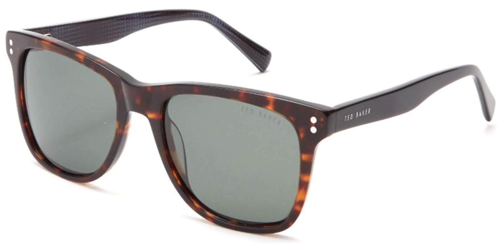 Ted Baker Polarized Tortoise Classic Soft Square Sunglasses – TBM035-TOR-53