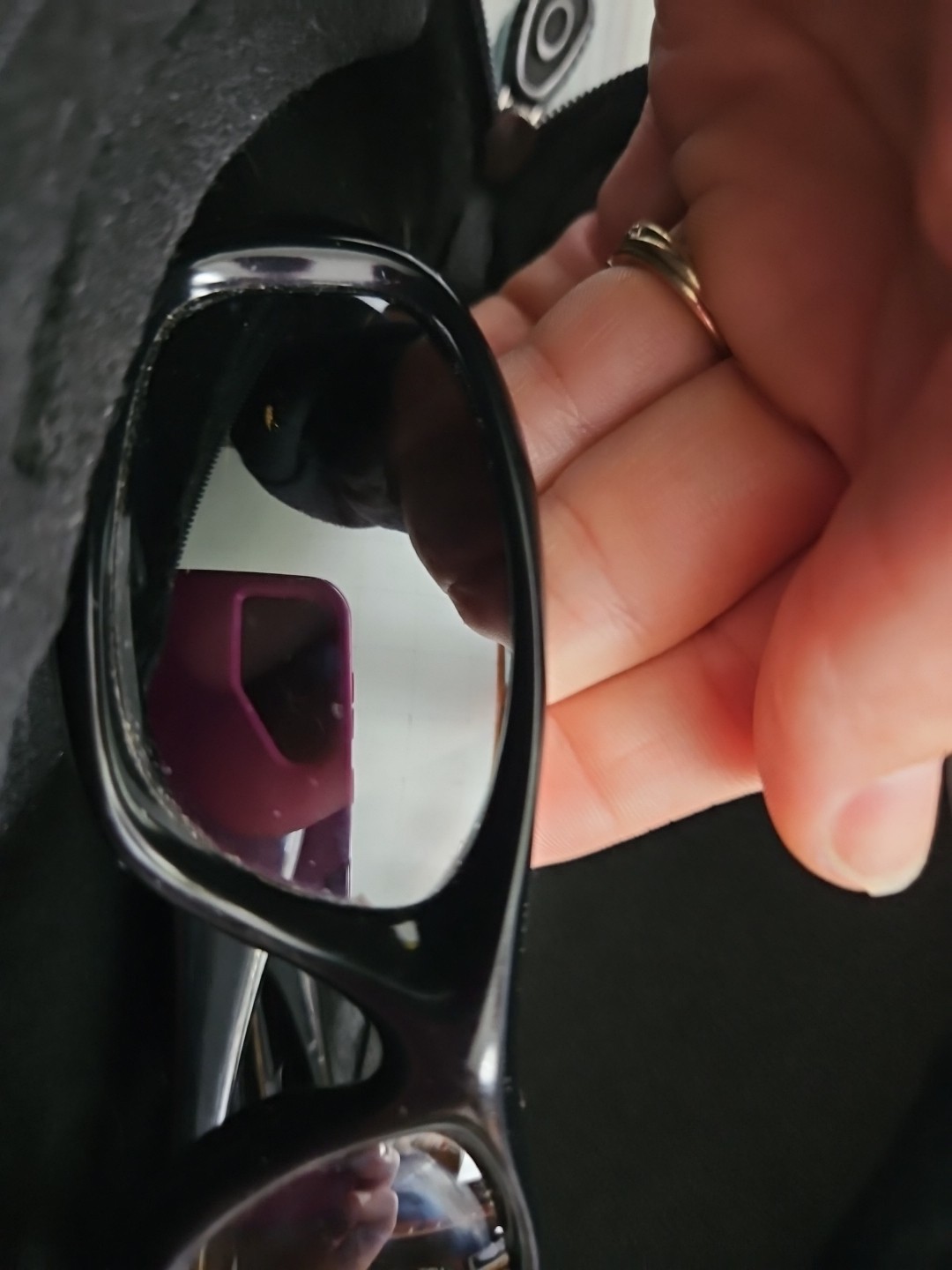 Oakley Fatcat Polished Black Vintage Sunglasses Made In USA with Case Fat Cat
