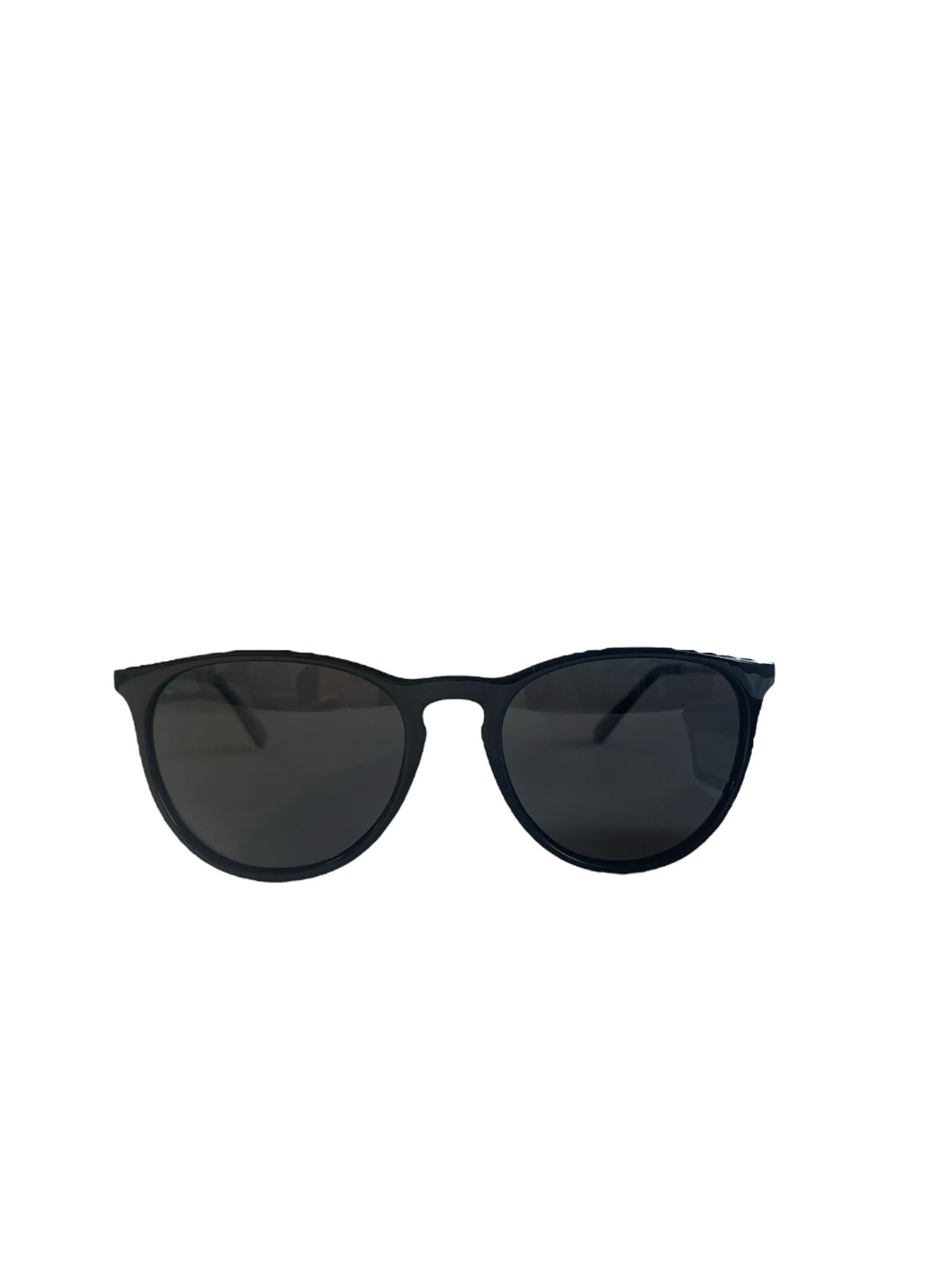 Foster Grant Sunglasses Maxblock Round Pantos shape Solid Black with grey…