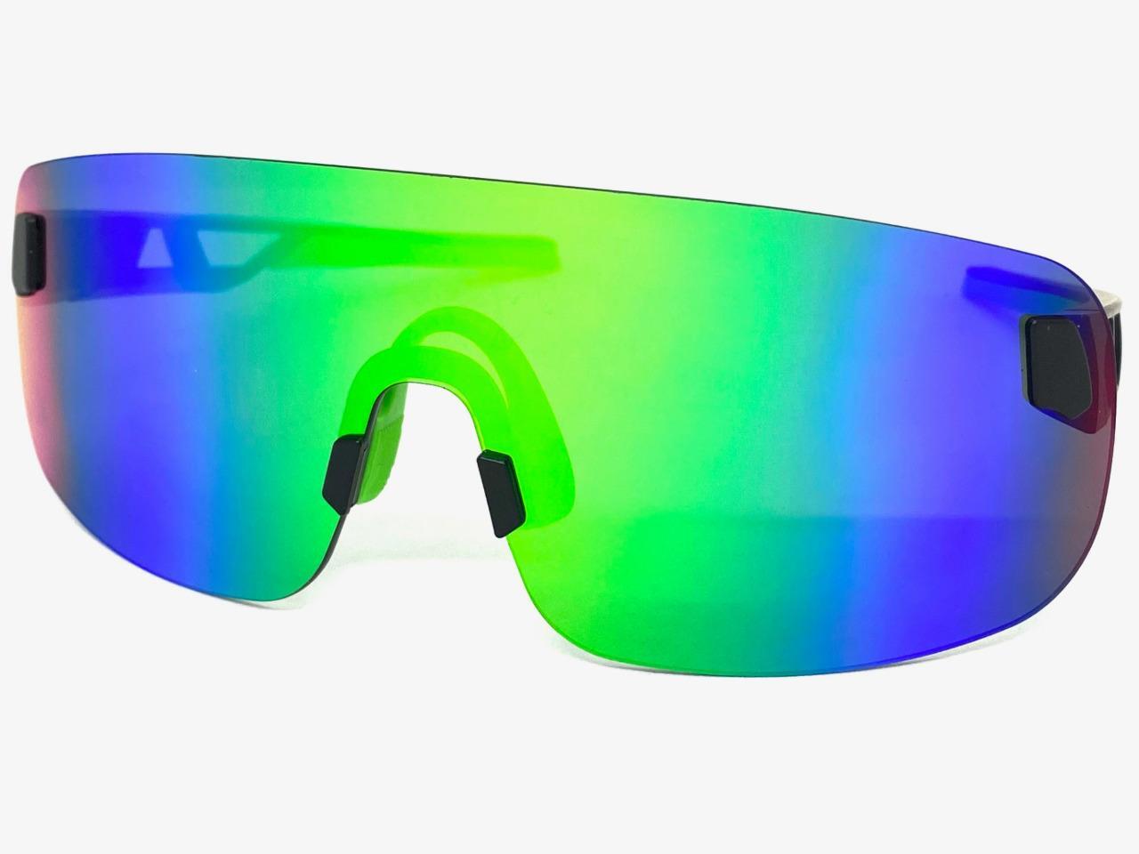 SPORTY WRAP AROUND Biker Cycling Shield SUNGLASSES Lightweight Flexible Frame C3