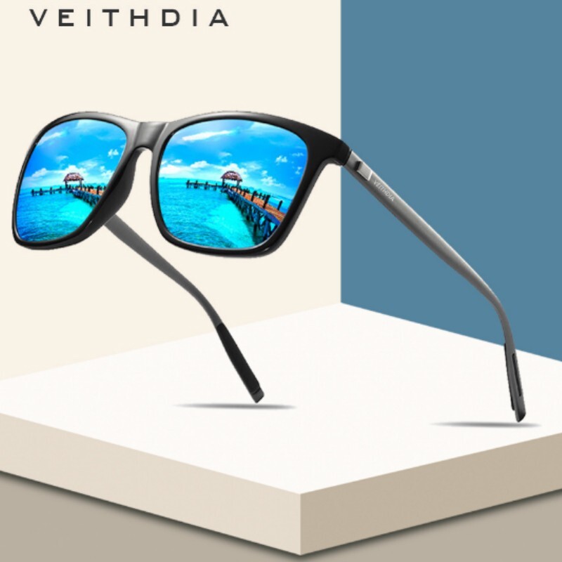 VEITHDIA Aluminium Polarized Photochromic Sunglasses Men Eyewear Driving Glasses