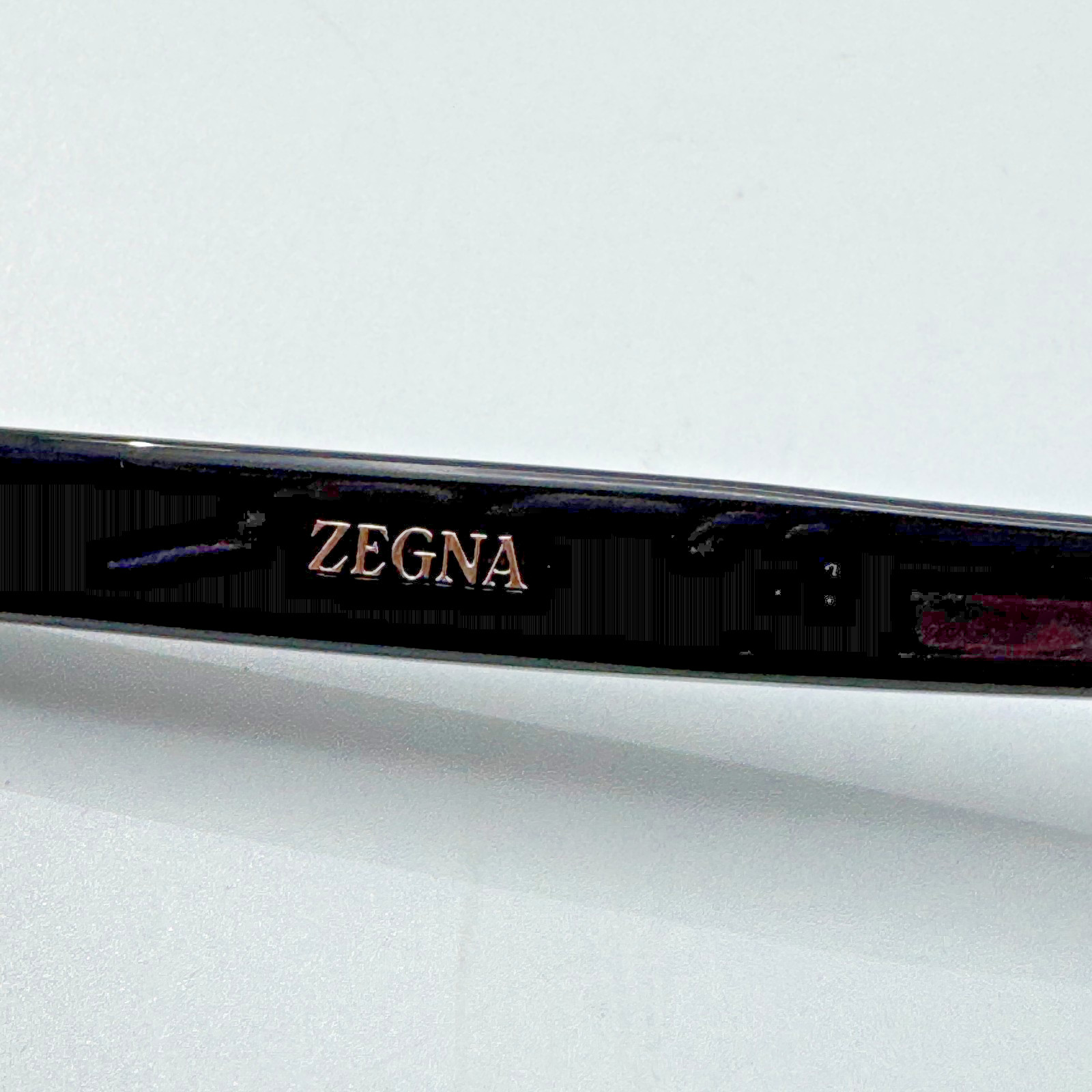 Ermenegildo Zegna Sunglasses EZ0270-F 20E Black Square Frame Brown Lens 52mm New