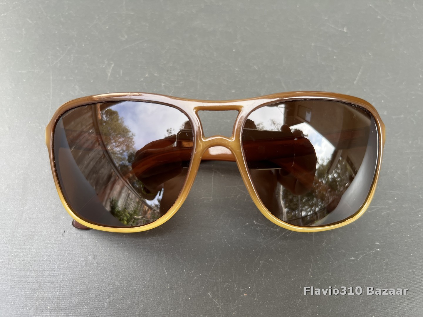 Authentic 80s BOLLE 553 Brown Nylon Sunglasses NEW Lenses – READ BELOW
