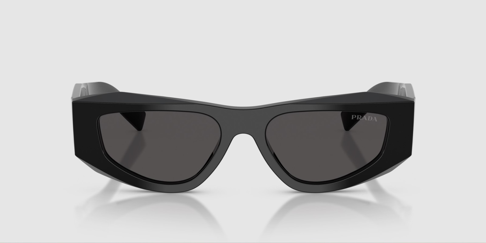 PRADA PR B19SF 16K08Z Black Dark Grey 53 mm Men’s Sunglasses