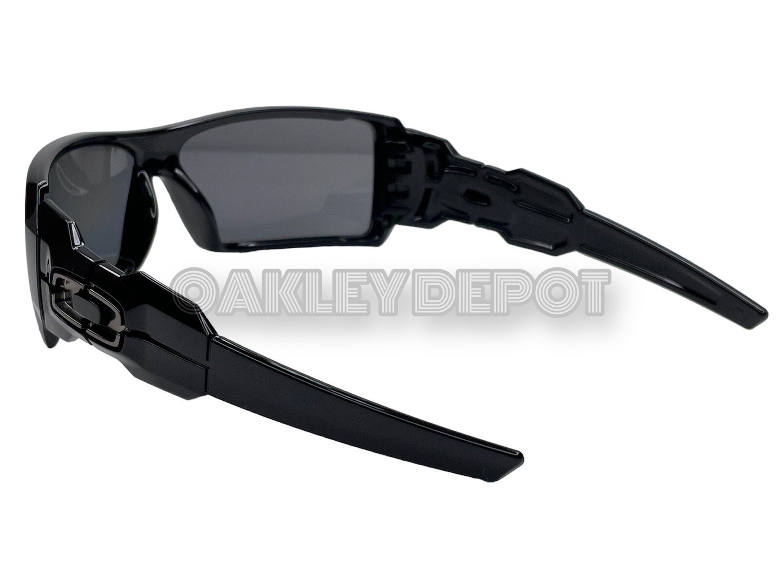 ✅🕶️ OAKLEY OIL RIG 009081 POLISHED BLACK/BLACK IRIDIUM POLARIZED SUNGLASSES (4)