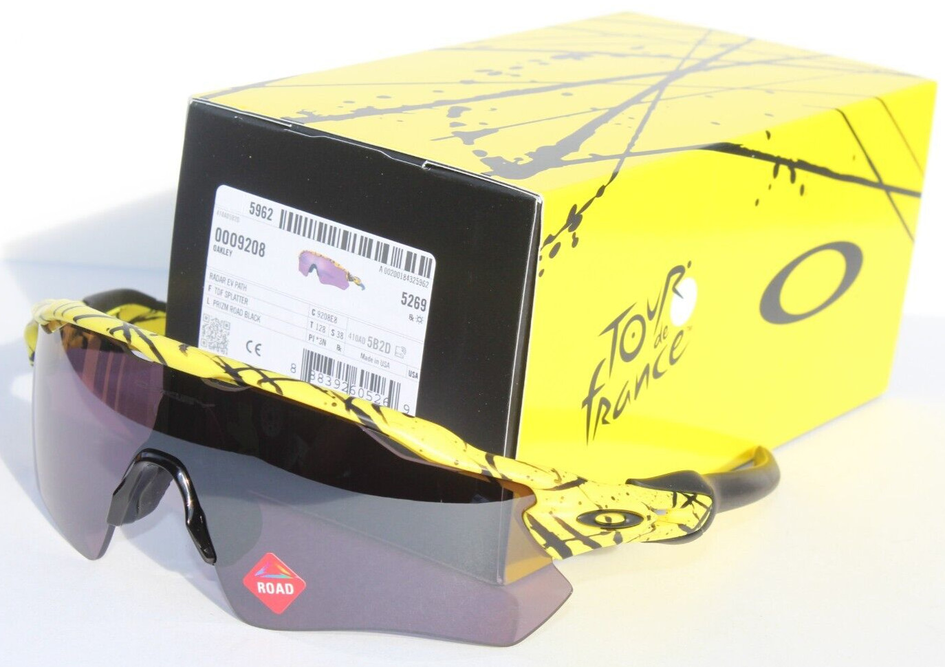 OAKLEY Radar EV Path Sunglasses TDF Prizm Road OO9208-E8 RARE TOUR DE FRANCE NEW