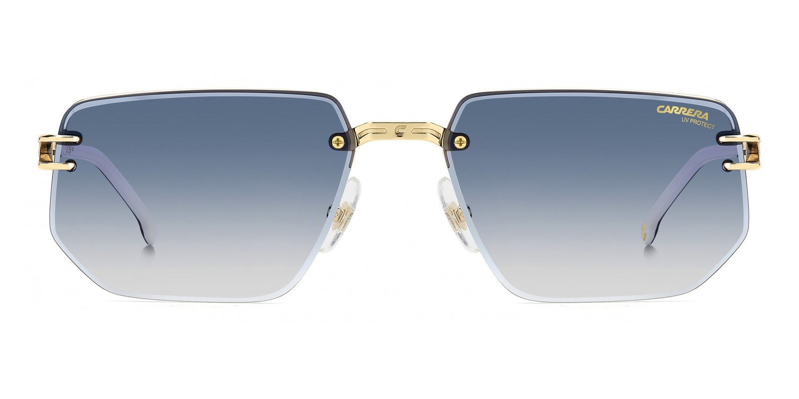 Carrera 1070/S BLACK ON GOLD/BLUE SHADED 60/17/145 Men’s Sunglasses