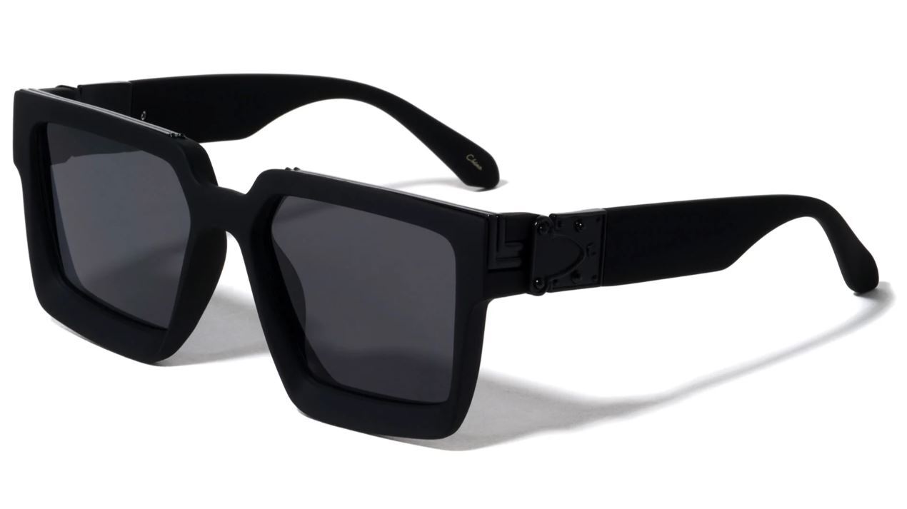 MEN SUNGLASSES HIP HOP SQUARE DESIGNER SHADES RETRO THICK FRAME CLASSIC FASHION
