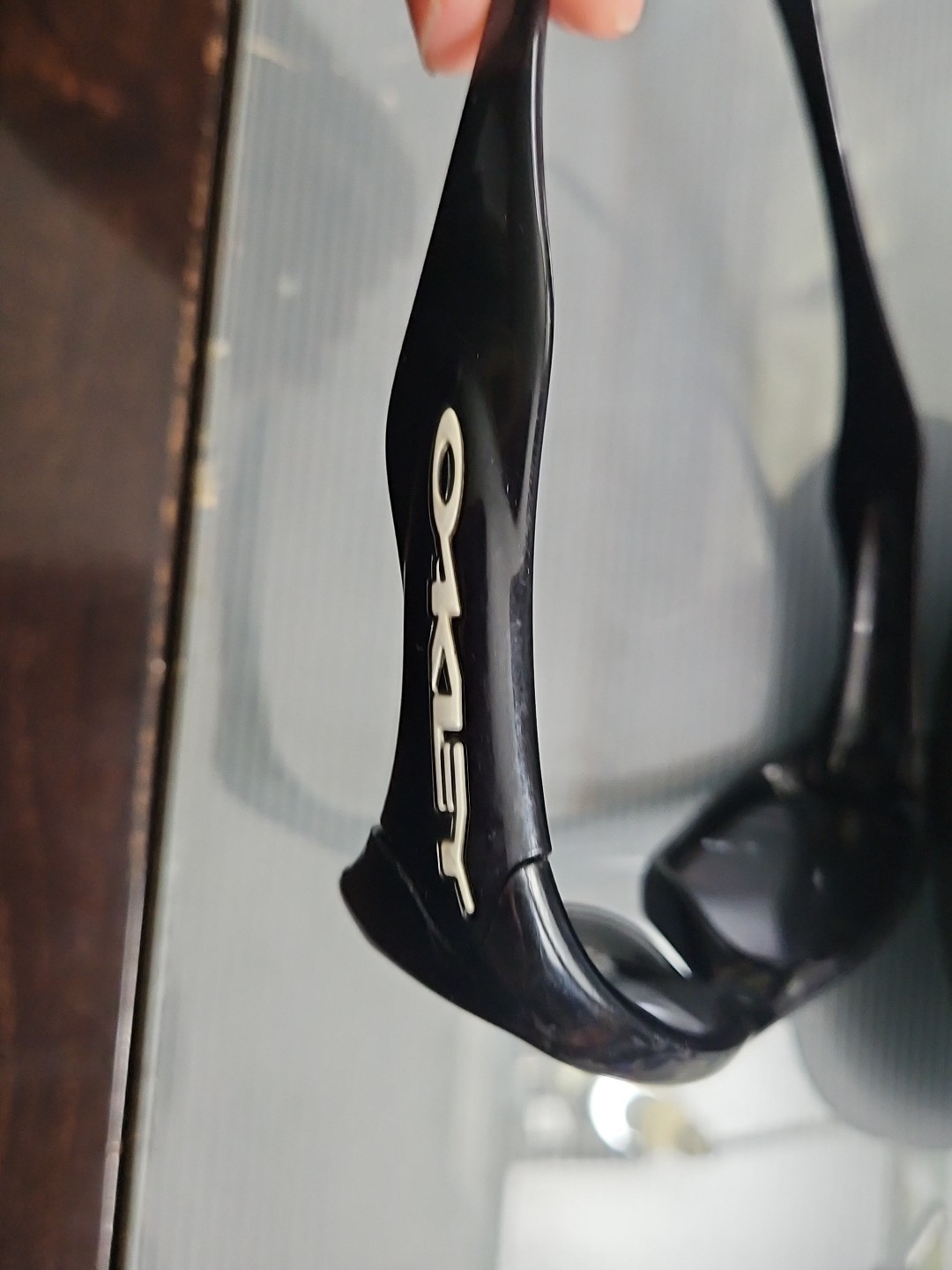 Oakley Fatcat Polished Black Vintage Sunglasses Made In USA with Case Fat Cat