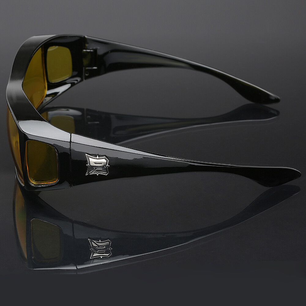 Fit Over Sunglasses with Side Shield Cover Over Prescription EyeGlasses
