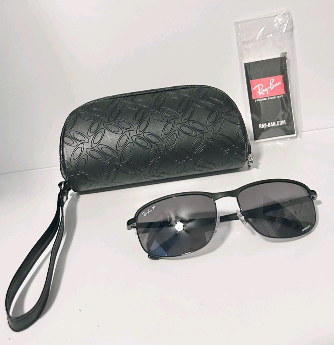 Ray-Ban Sunglasses, Polarized Lenses, Chromance RB 3671-CH, 60-16-140, Italy