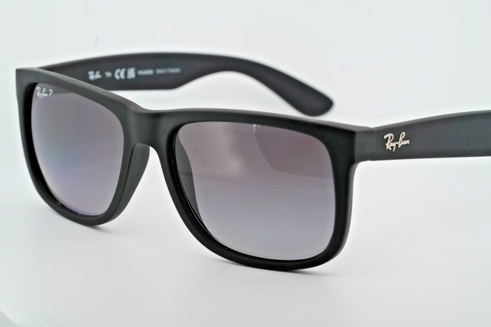 Ray-Ban Justin RB4165 622/T3 Sunglasses Full Rim Square Polarized Lens 54-16-145