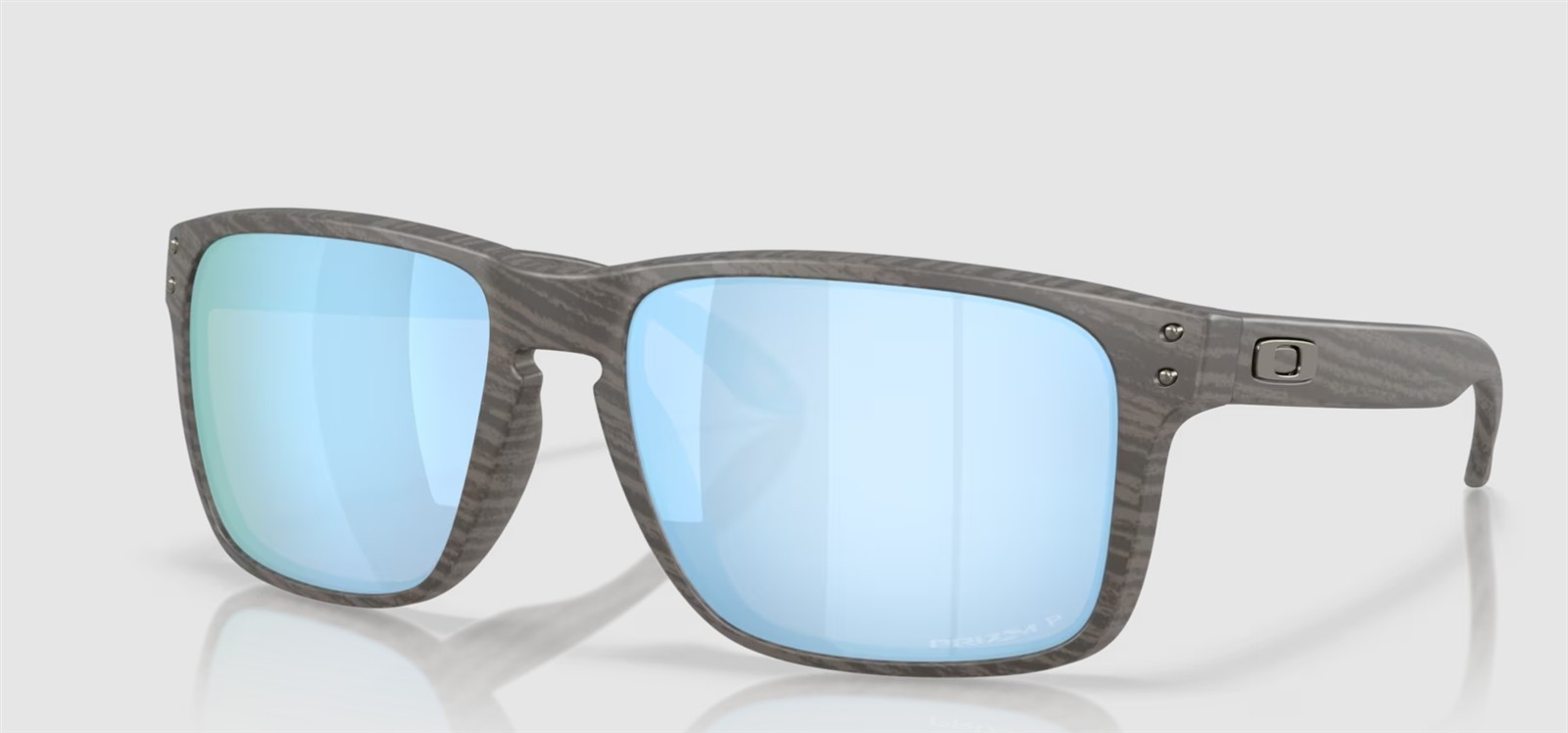 Oakley Holbrook XXL Sunglasses Matte Woodgrain Prizm Polarized OO9487-0461 Pouch