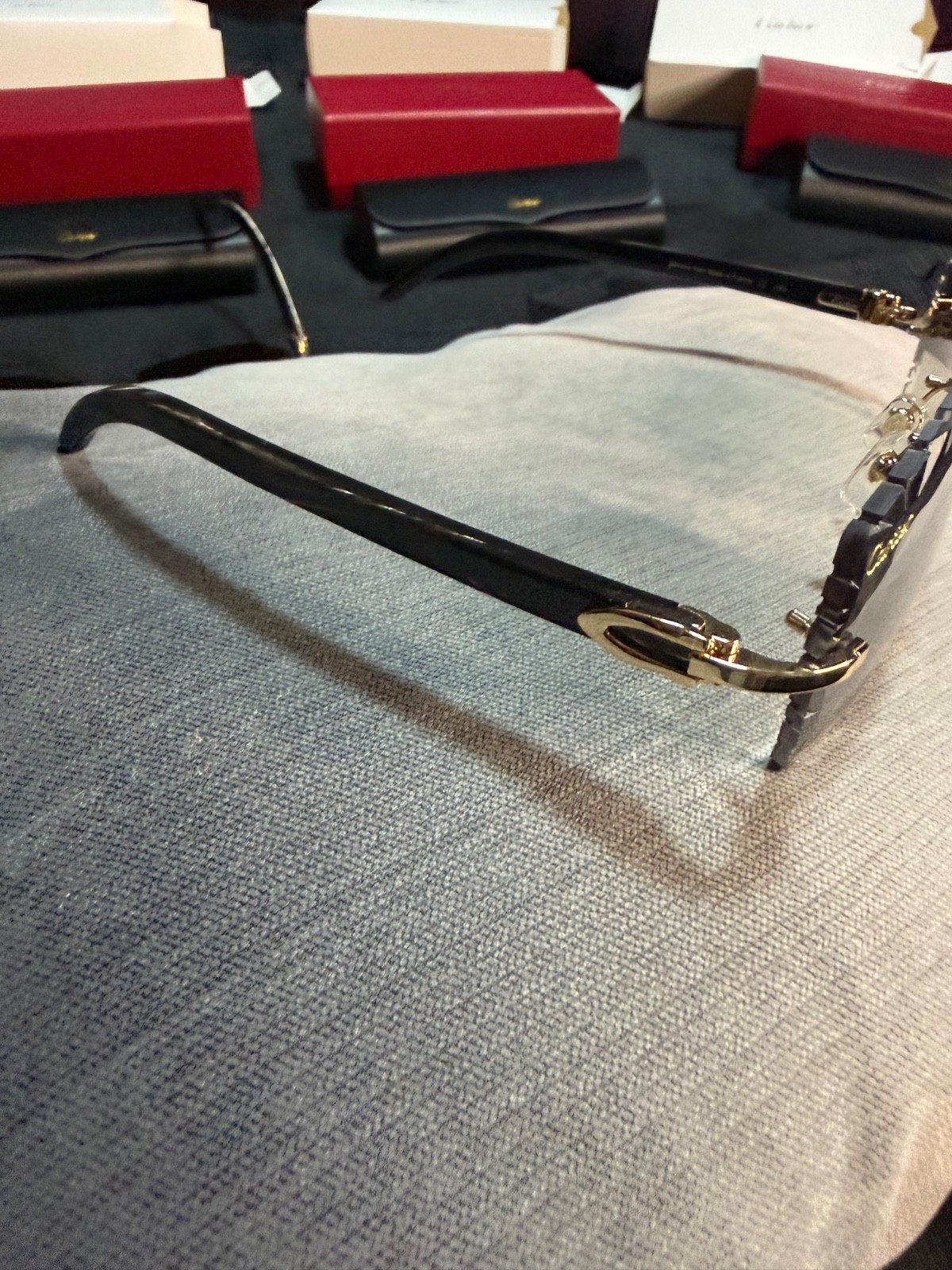 Cartier Men’s Rimless Sunglasses