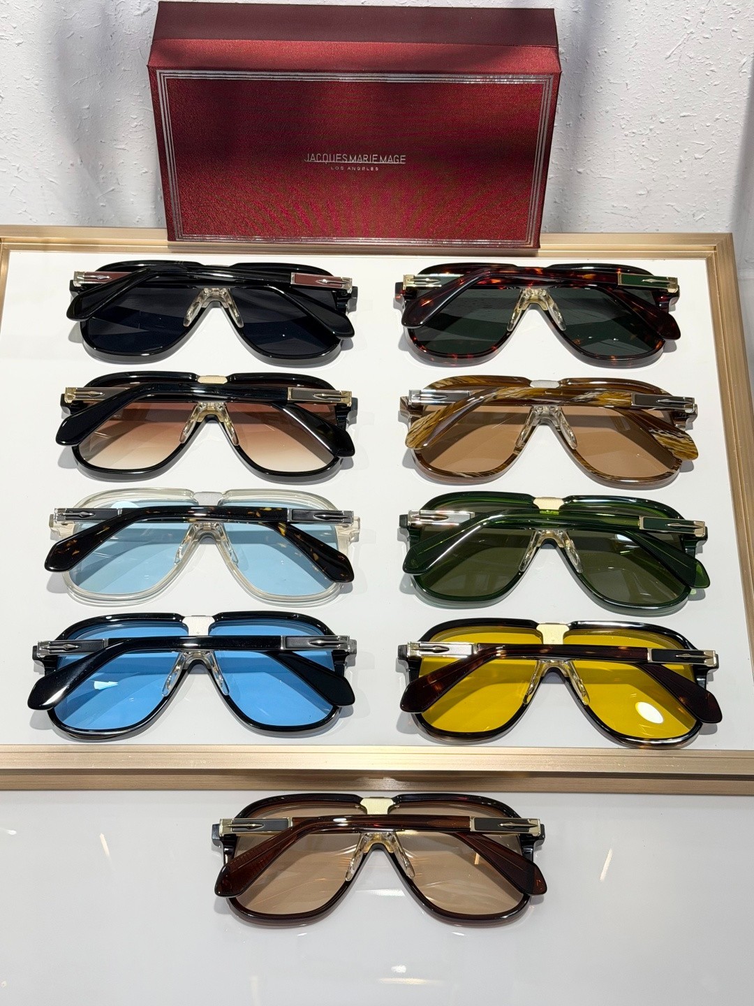Jacques Marie Mage KUROKAWA Unisex Eyeglasses Green/Green 129-52 149mm