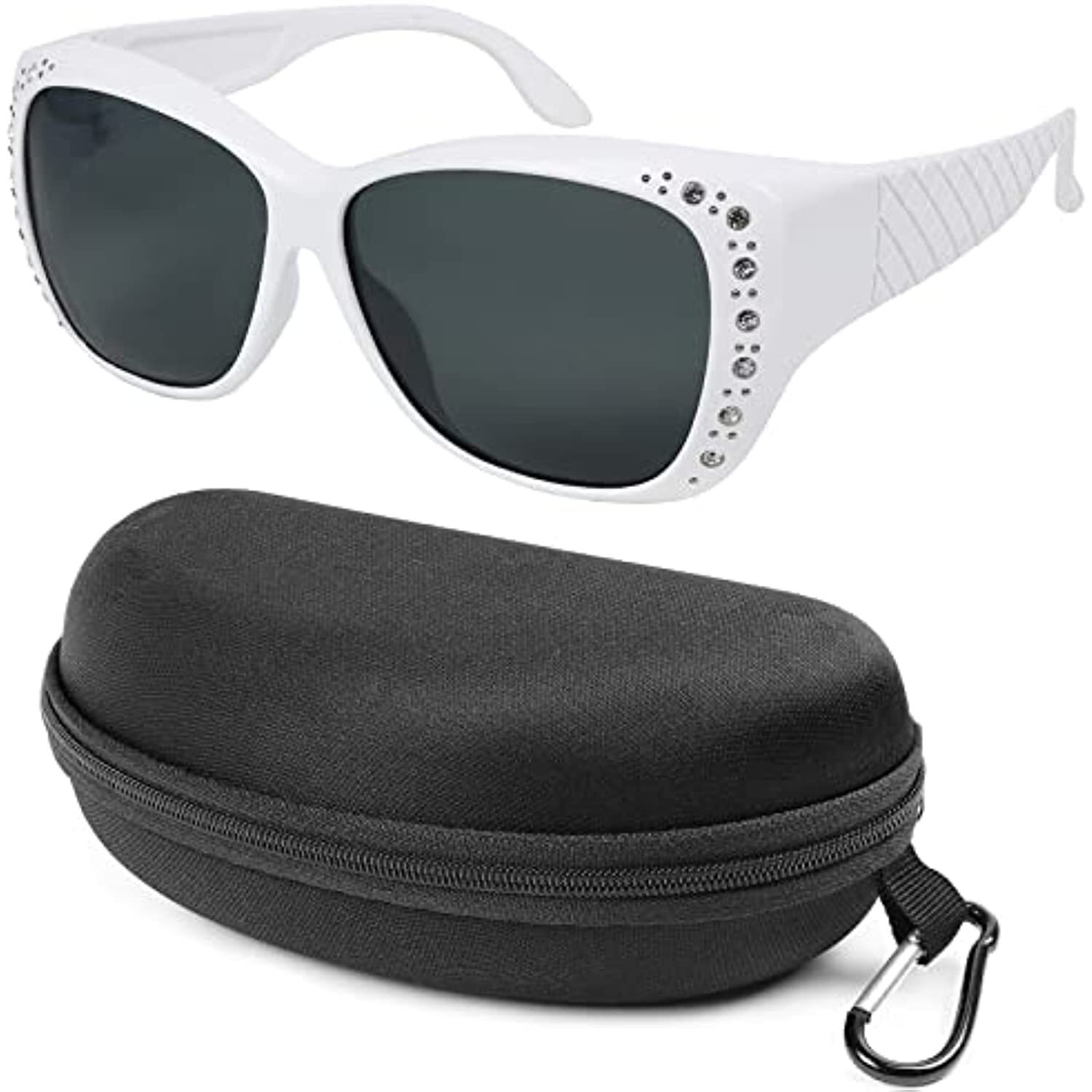 Sunglasses that Fit Over Glasses for Women UV Protection Polarized and HD Vision