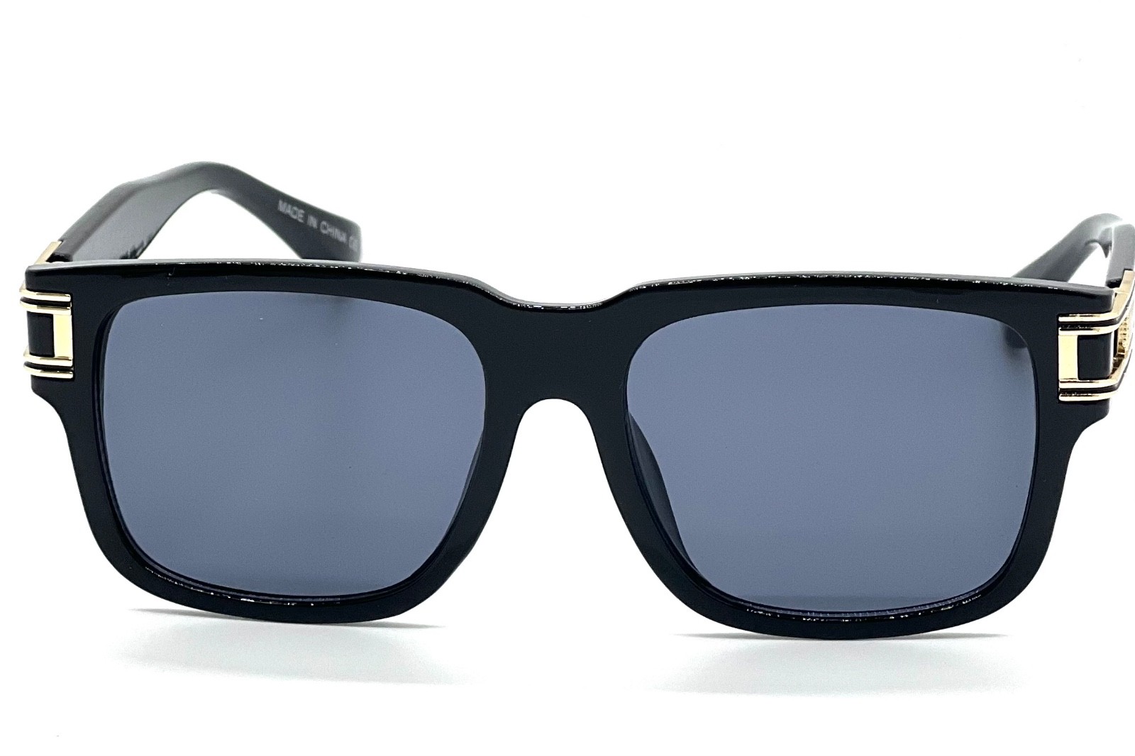 Men Sunglasses Black Lens Designer Shades Fashion Classic Hip Hop Rapper Square