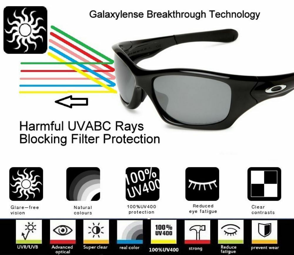 Galaxy Replacement Lenses For Oakley Half Jacket Sunglasses Multi-Color Polarize