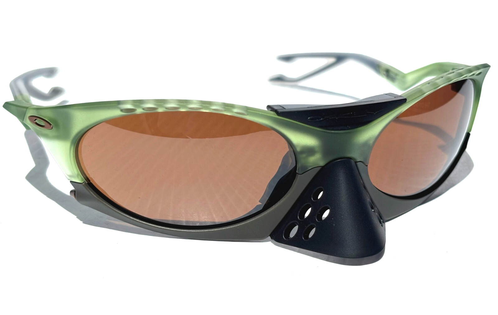 NEW Oakley PLANTARIS Matte Transparent Fern PRIZM Tungsten Lens Sunglass 9437-03