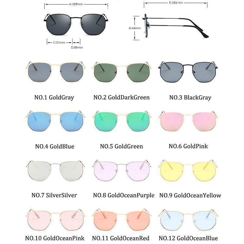 Small Retro Square Glasses – Polycarbonate Alloy UV400 Coating Eyewear Accessory