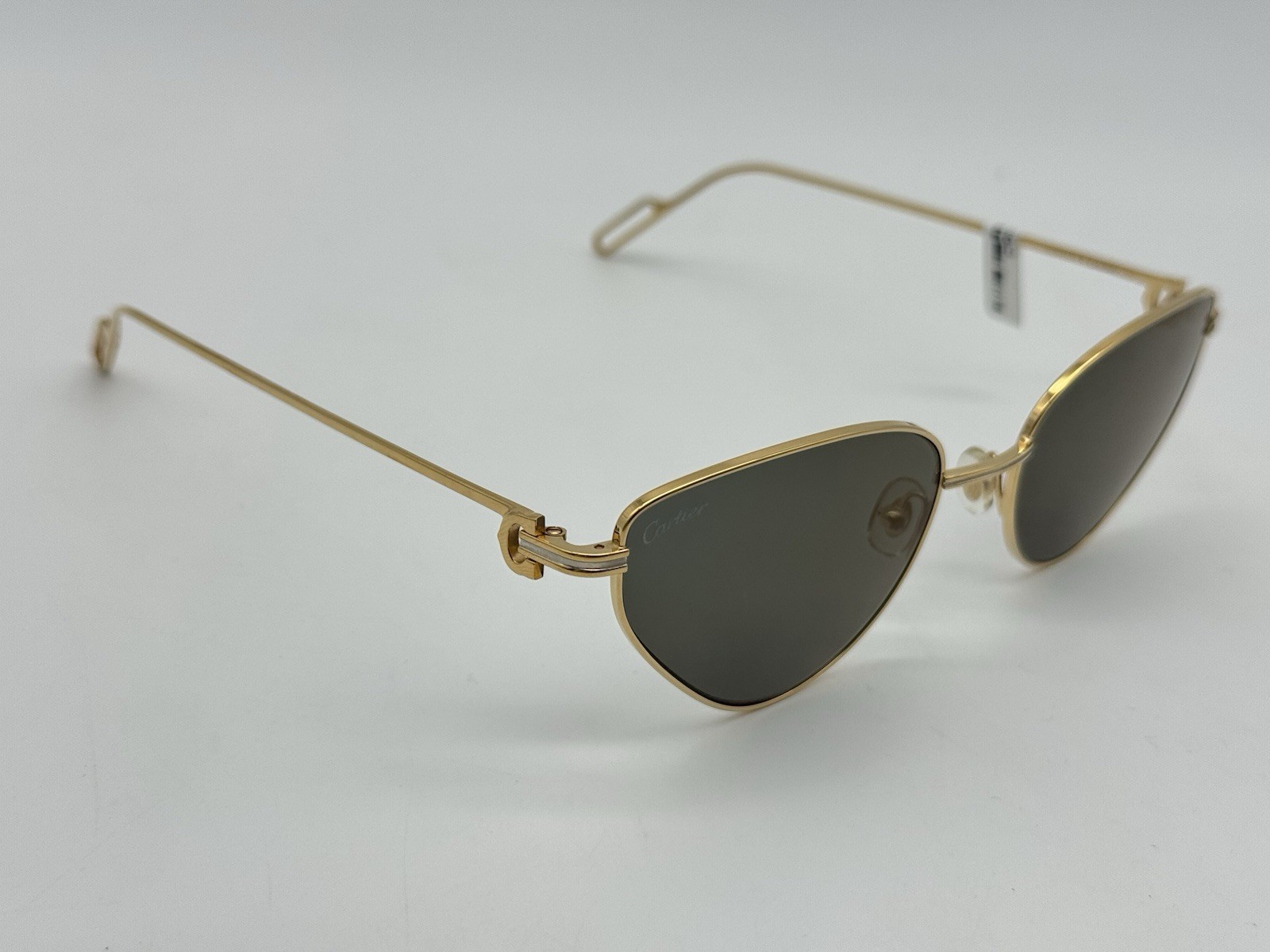 PREMIERE C DE CARTIER CAT-EYE SHAPE SUNGLASSES CT0155S NEW 100% GENUINE ~$1425