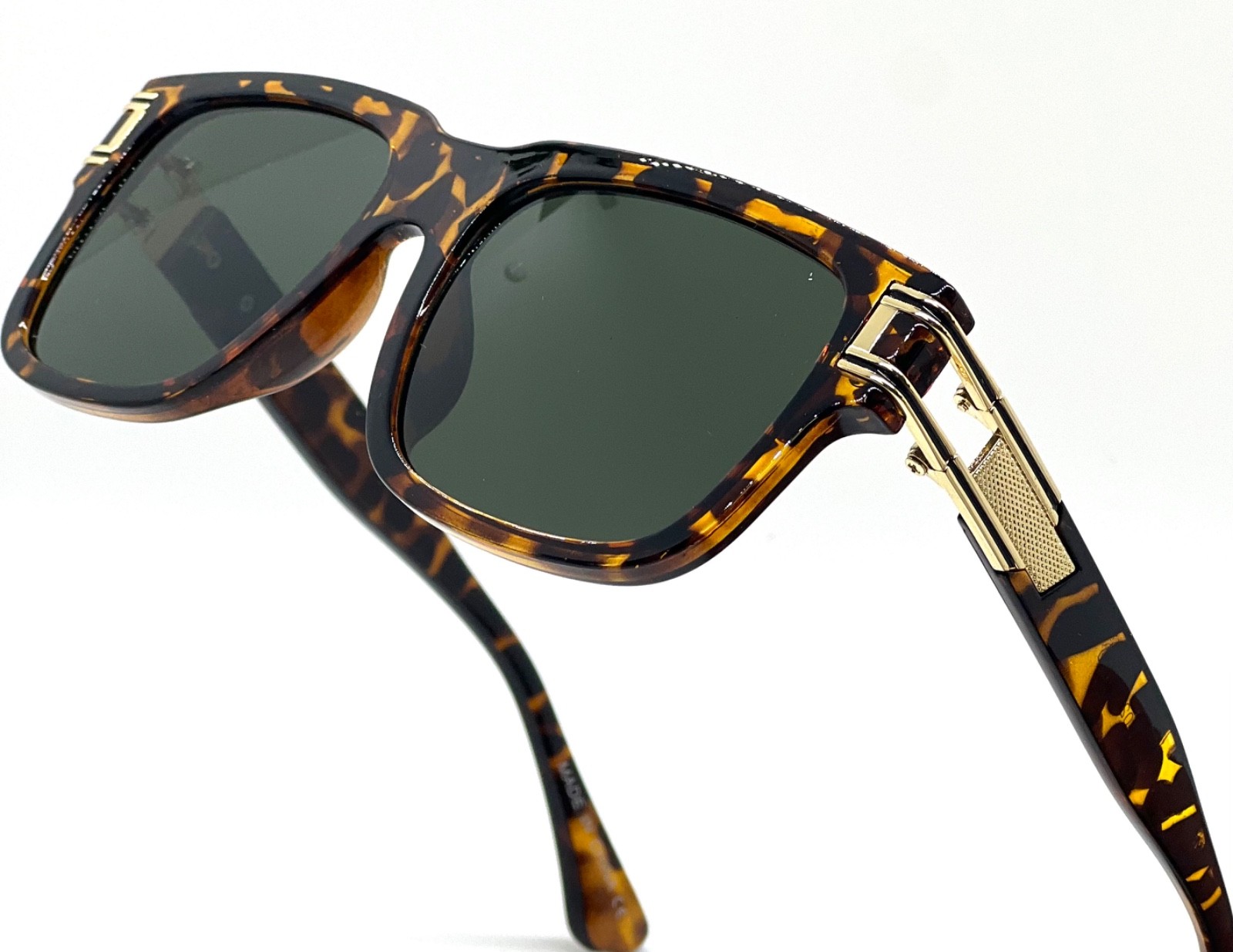 Men Sunglasses Black Lens Designer Shades Fashion Classic Hip Hop Rapper Square