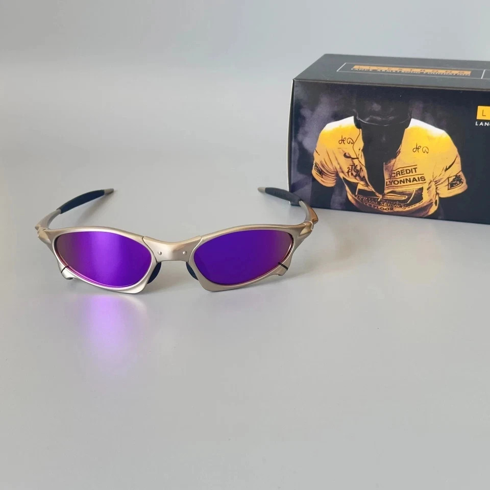 Oakley Penny & Juliet X-Mental Sunglasses Silver Frame/Purple Lens