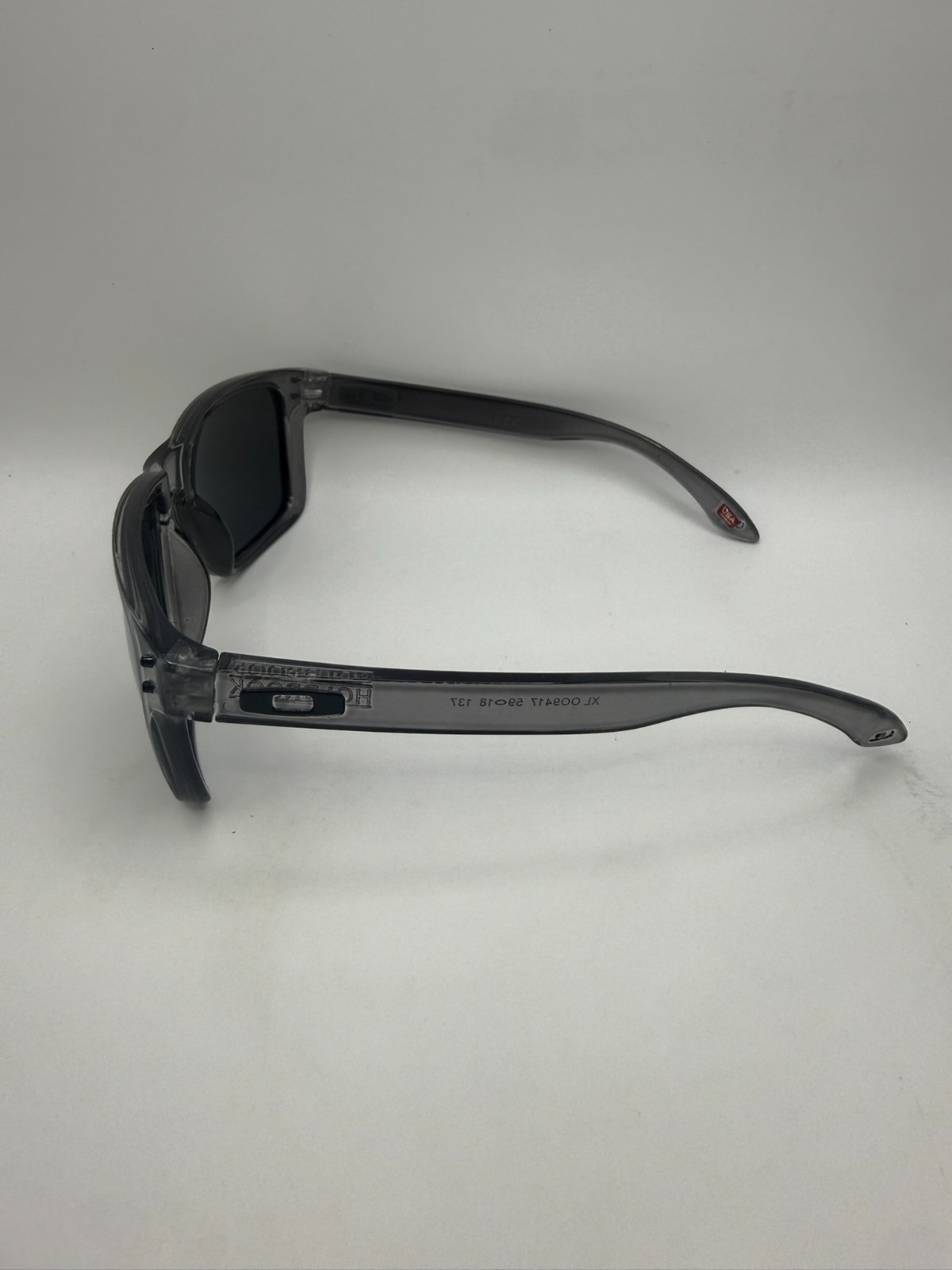 Oakley Holbrook XL OO9417 Grey Smoke Frame Prizm P Black Lens Sunglasses 59mm