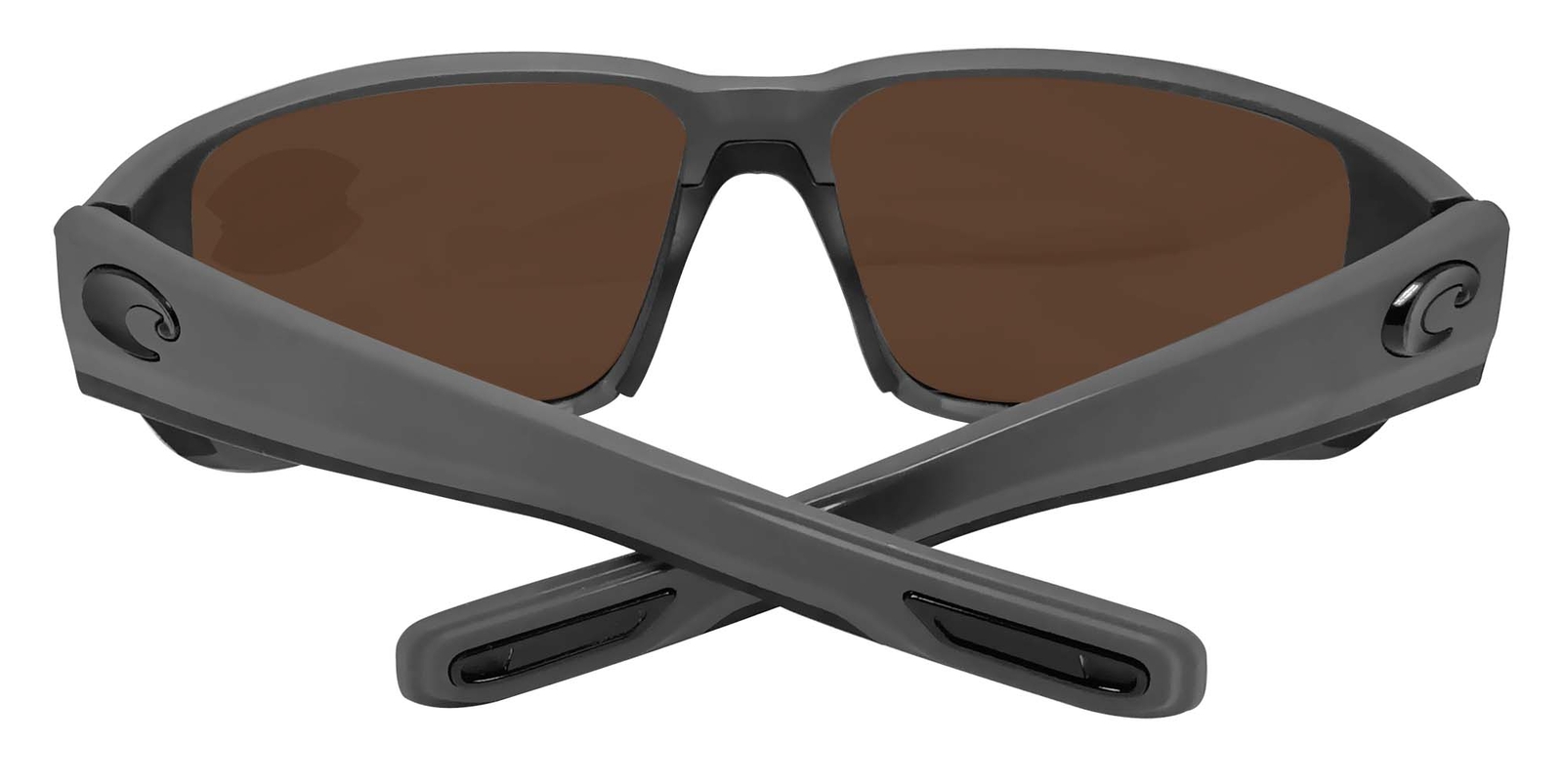 Costa Del Mar Fantail Pro sunglasses Gray Copper Silver Mirror 580 Glass Lens
