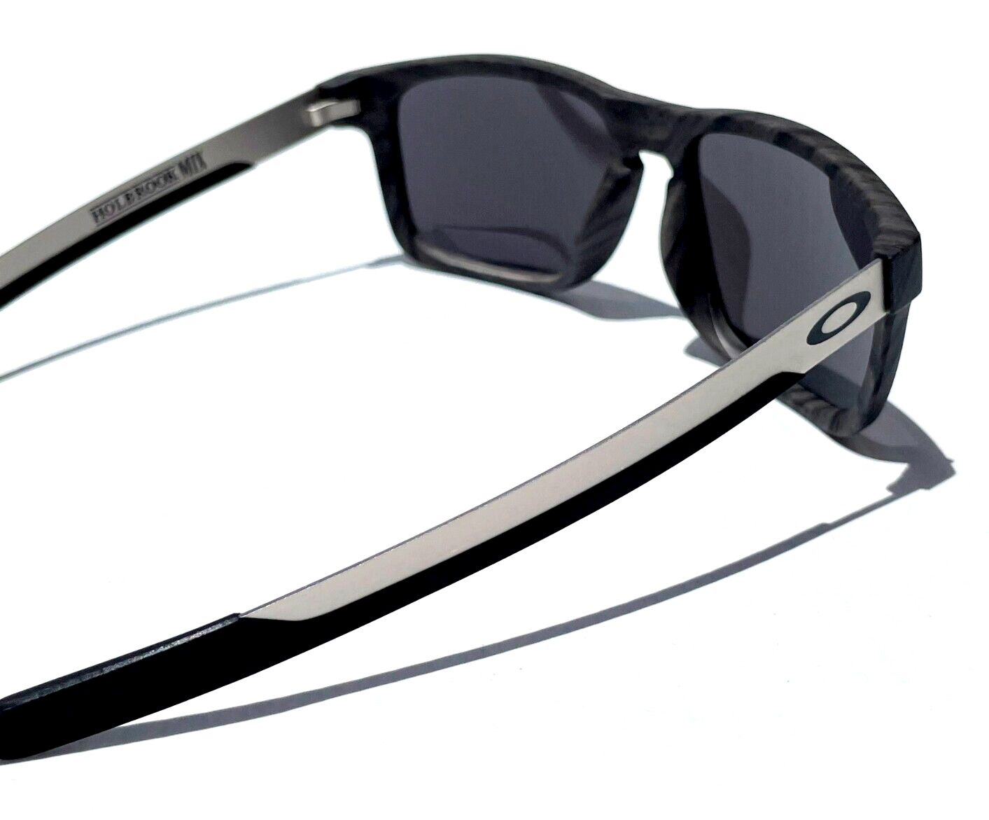 NEW Oakley HOLBROOK MIX Woodgrain w PRIZM BLACK Iridium Lens Sunglass 9384-04
