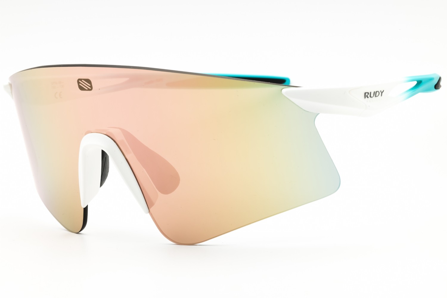RUDY PROJECT SP945458 0002 Sunglasses White Frame Rose Gold Lenses 15mm