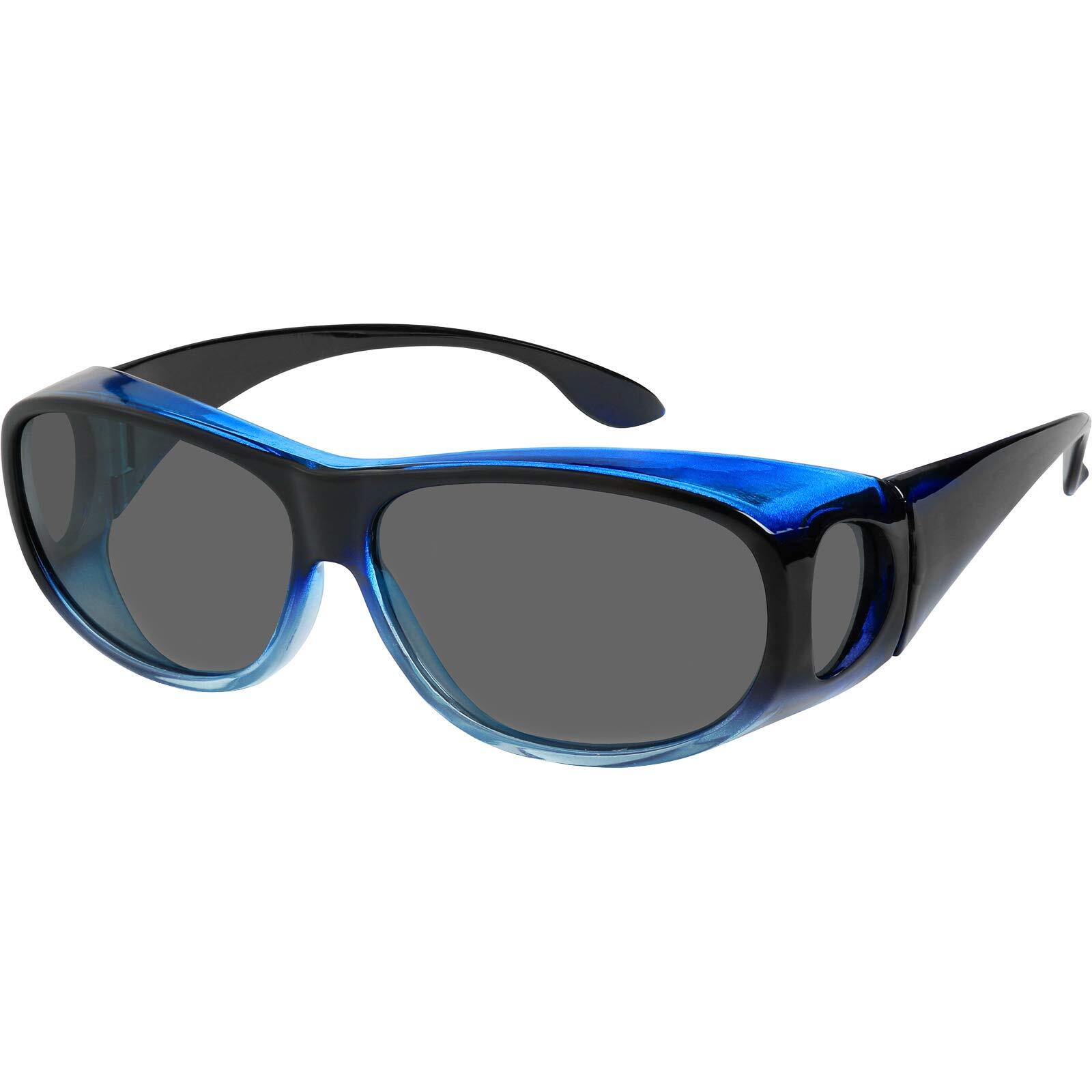 Fit Over Sunglasses Polarized Lens Case Included Wear Over Prescription