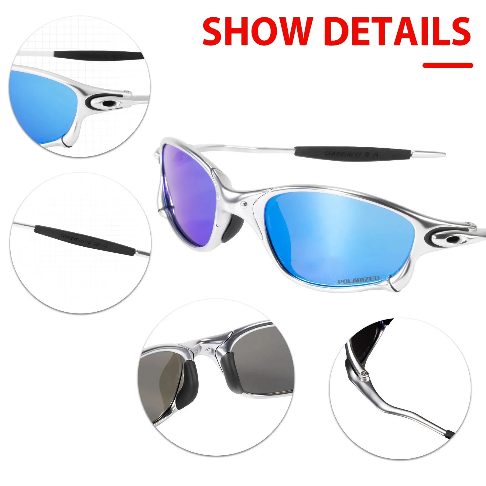Oakley X Metal Juliet Cyclops Sunglasses Ruby Polarized Glass Titanium Goggles