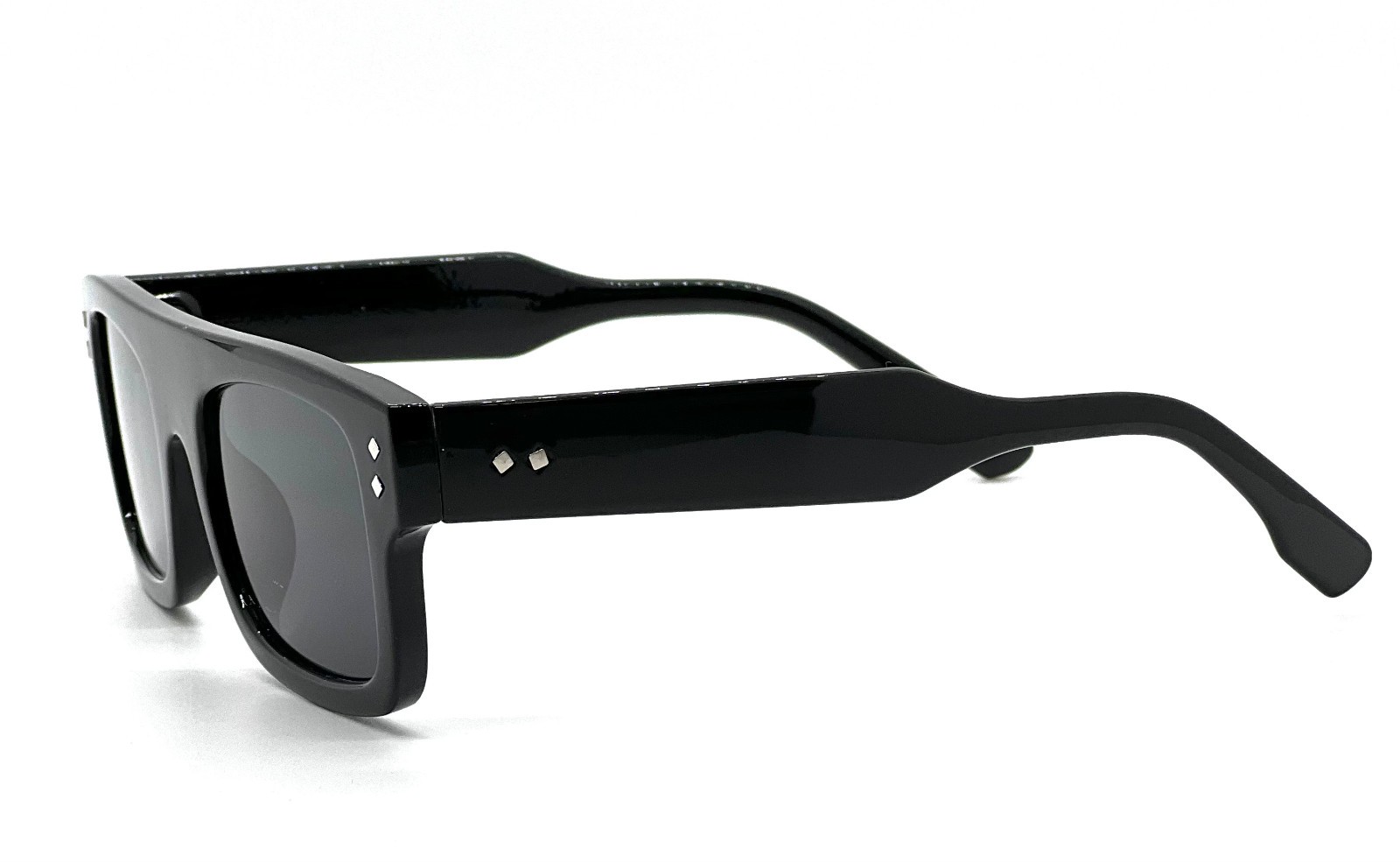 Square Cholo Sunglasses Super Dark OG LOC Gangster Style Black Rectangular Gafas