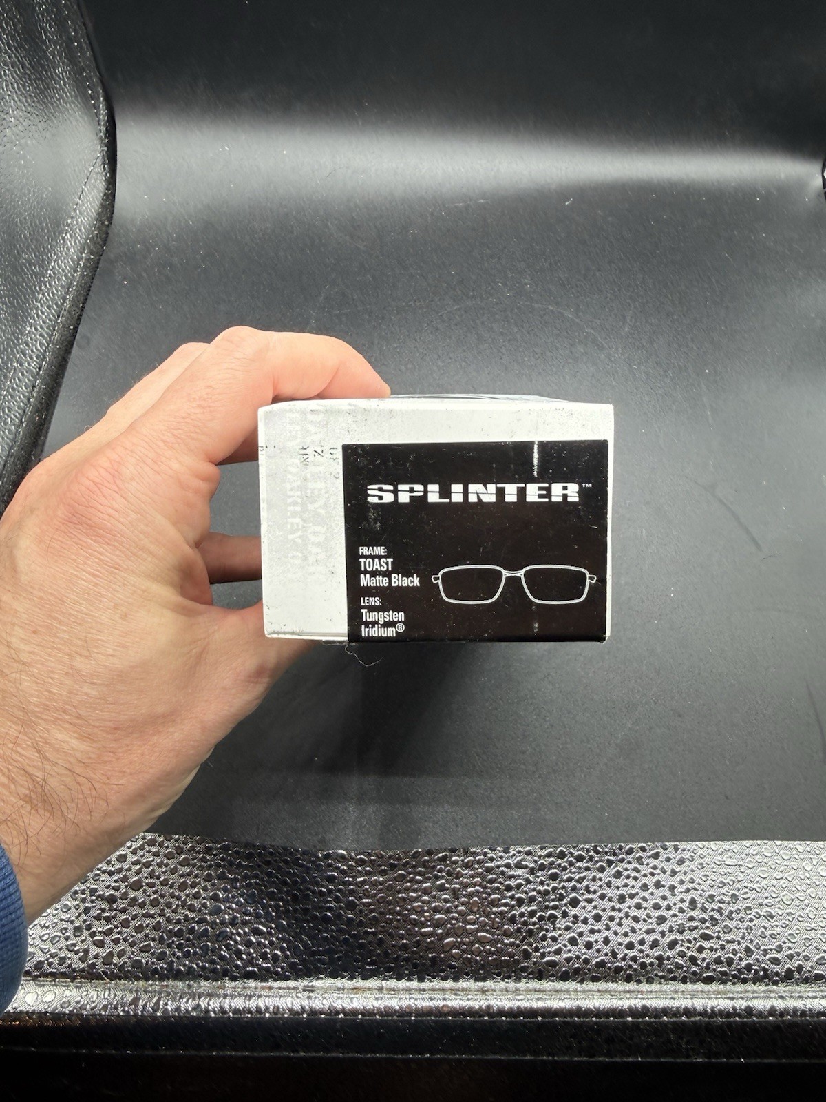 Oakley Splinter Toast/Matte Black/Tungsten Irid 05-466 Spring Hinge New