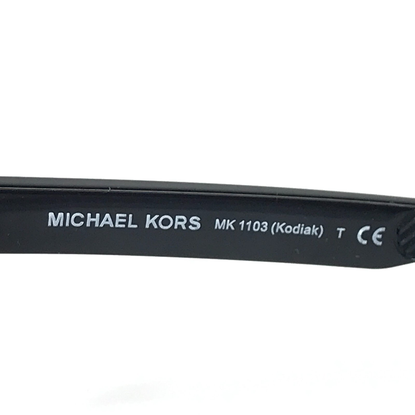 Michael Kors Sunglasses MK1103 Kodiak 10036Q Matte Gunmetal Safety Orange Lenses