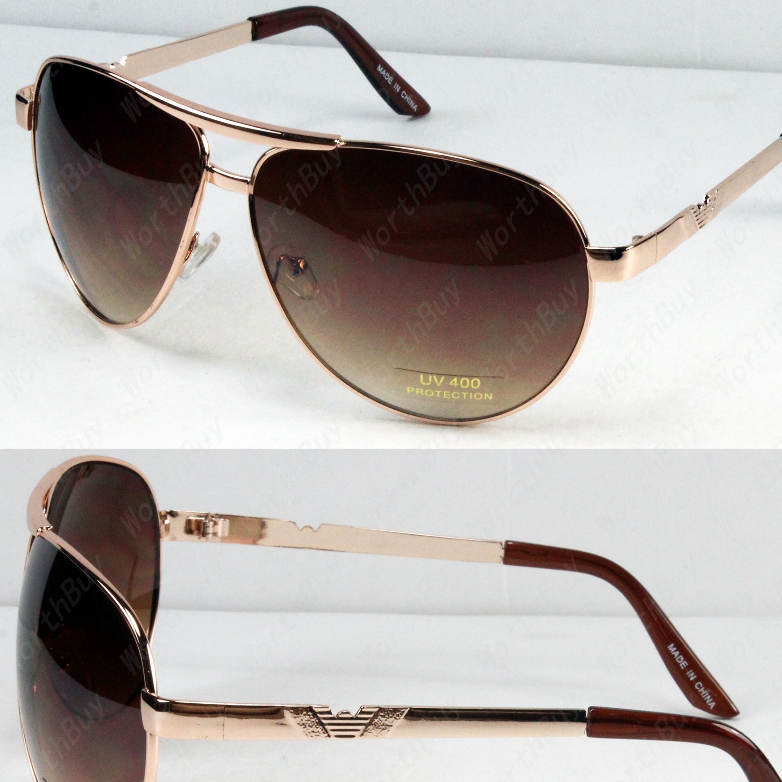 New Mens Womens Classic Pilot Designer Sunglasses Shades Fashion Retro Eagle Bug