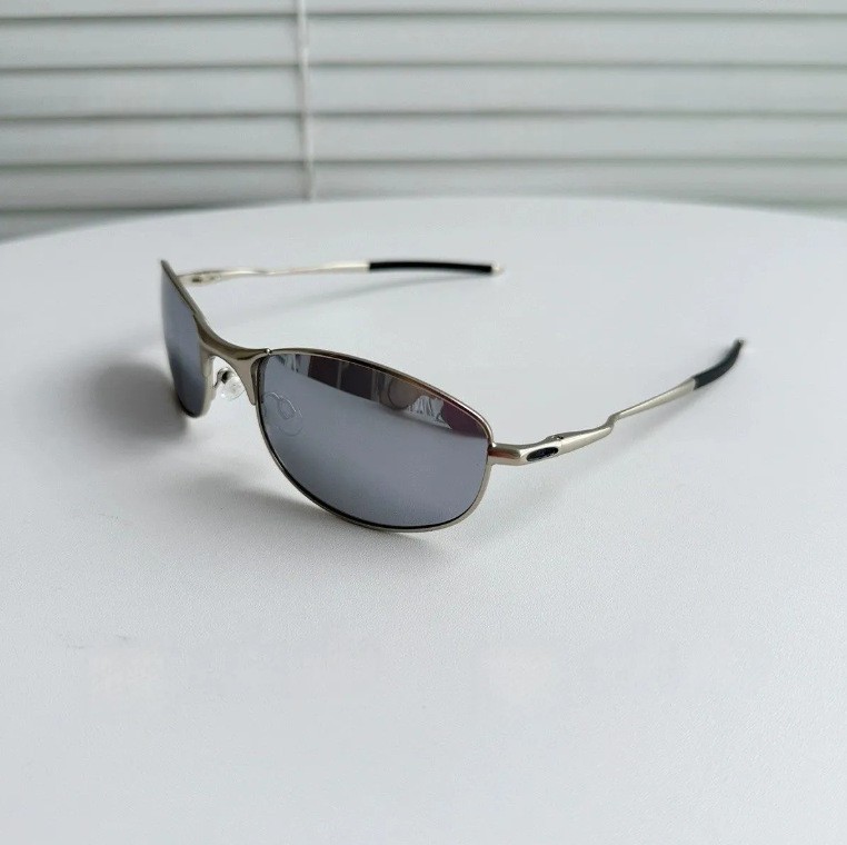 Sports Outdoor Cycling Metal Frames Polarized Sunglasses Oval Glasses Unisex