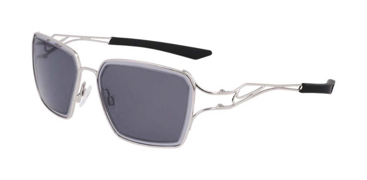 🔥NWT-Nike Unisex Sunglasses – VEIL PRISM EV24049 040 (Transparent Grey/Silver)