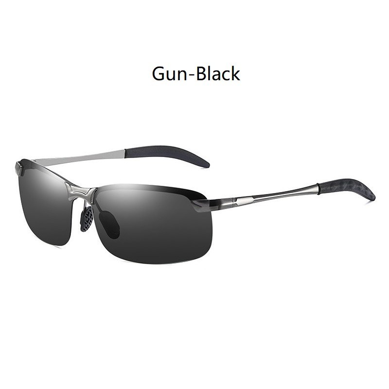 Men Polarized Sunglasses UV400 Metal Frame Driving Fishing Shades